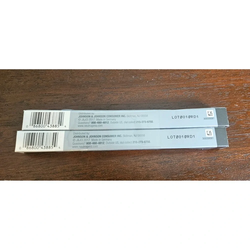 Neutrogena Nourishing Brow Pencil Women 0.04 oz Dark Brown 40 2-Pack New